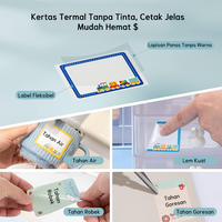 Gambar NIIMBOT B21/B1/B3S/B31 Stiker label termal pola bunga menandai klasifikasi pencetakan stiker tahan air dan tahan minyak - Mekar  50x30mm dari Niimbot Official Shop Kab. Tangerang 5 Tokopedia