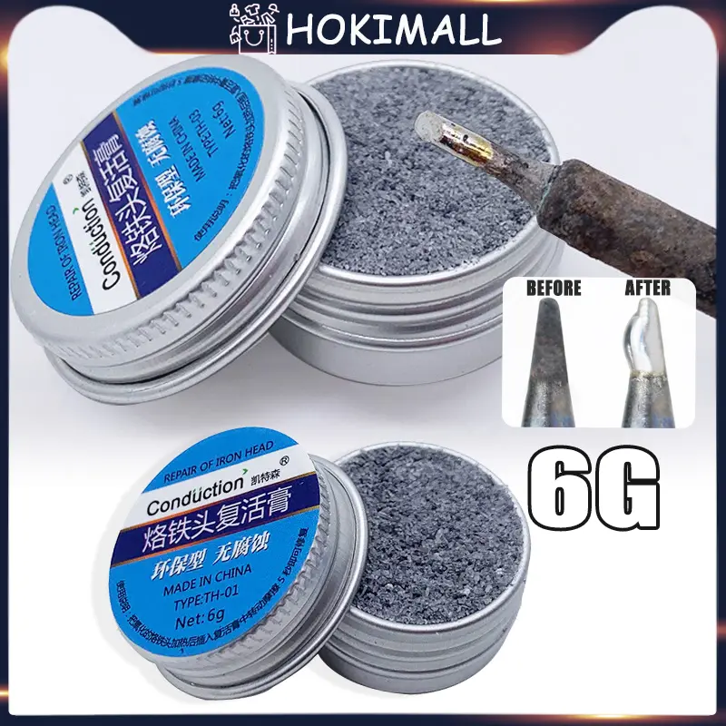Tip Refresher / Pembersih Mata Solder / Soldering Iron Head Tip Repair /Bubuk Pelapis Mata Solder