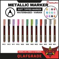 Gambar Soft tipped METALLIC MARKER Hobby mio waterbased - metal color gold silver stainless steel spidol warna panel line gundam statue figure warhammer varian - Golden dari Wahkhilaf Kota Surabaya 1 Tokopedia