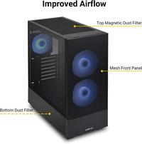 Gambar LIAN LI LANCOOL 205 MESH FREE 3PCS ARGB FANS - ATX GAMING CASE dari Techno Computer Bali Kota Denpasar 4 Tokopedia