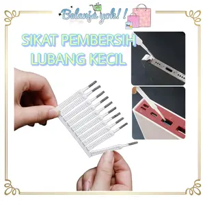 BY811 Anti sumbat Shower Sikat Mini Pembersih Shower Dot Konektor HP