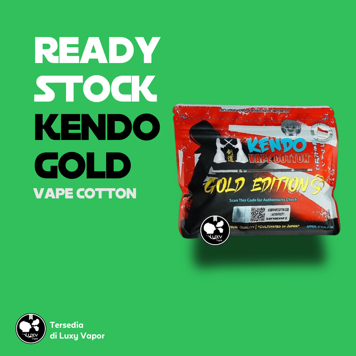 Jual Kendo Cotton Gold Edition Kapas Kendo - Kota Administrasi Jakarta  Barat - Luxyvaporr | Tokopedia