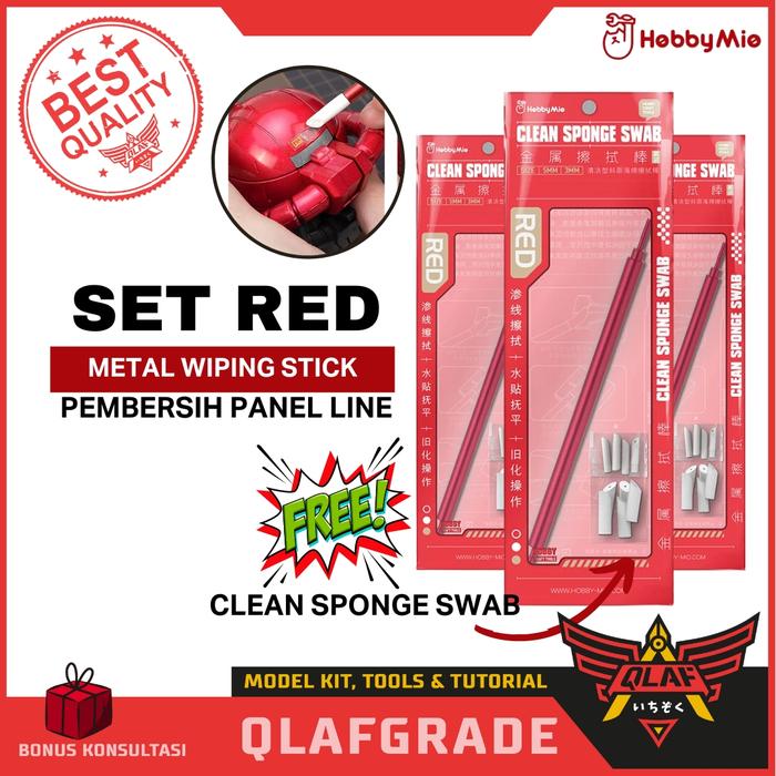 Gambar Pembersih Panel Line Metal Set 3 mm 5 mm Eraser PU TIP penghapus panel line clean sponge swab pembersih panel line wipe - Refill 3mm dari Wahkhilaf Kota Surabaya 5 Tokopedia