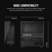 Gambar CORSAIR 3500X BLACK MID TOWER PC CASE CASING GAMING CHASSIS dari SOS SPORT ONLINE SHOP Kota Administrasi Jakarta Pusat 5 Tokopedia
