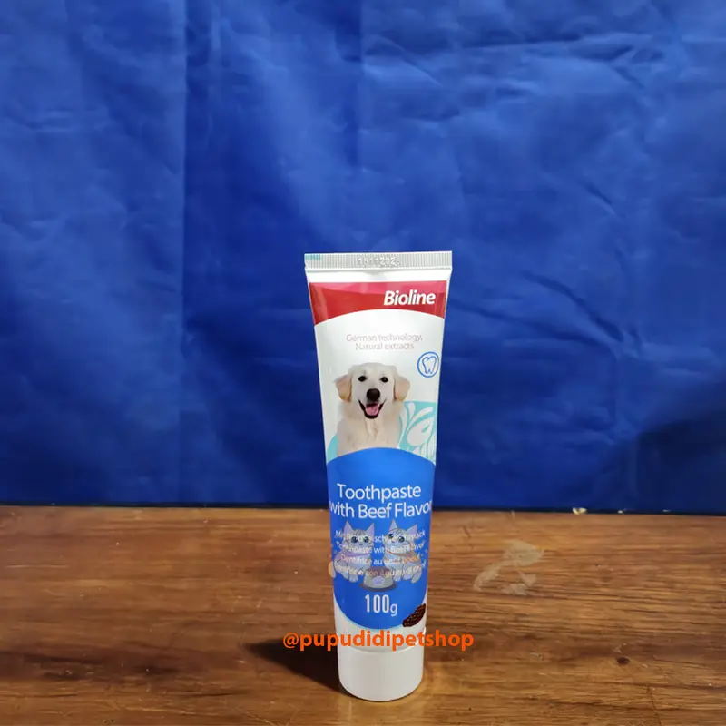 Bioline Toothpaste , Odol untuk anjing dengan rasa Beef 1