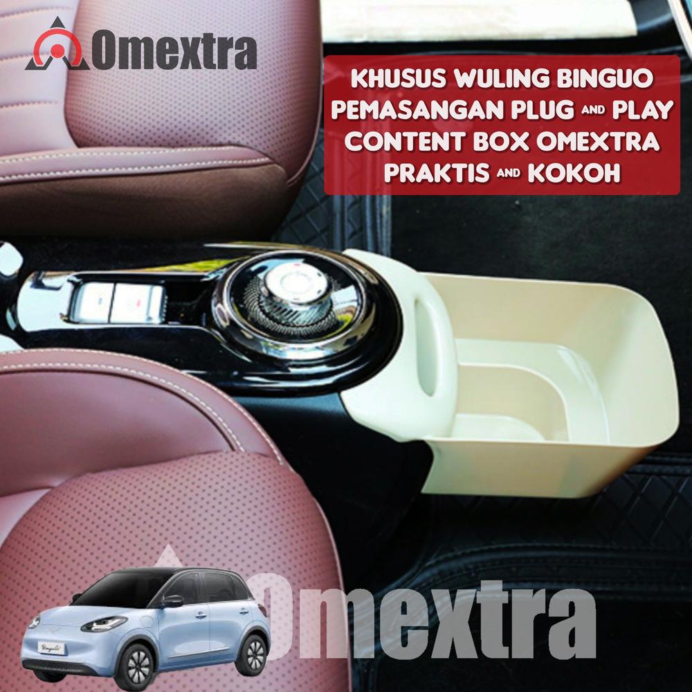 Wuling Binguo Content Box Omextra Console Box Wuling Bingo Central Box Binguo Storage Box Tempat Penyimpanan Tempat hp Wuling Binguo Cup Holder Wulung Bingo Tambahan Armrest Storage Box - HITAM TIPE B