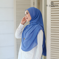 Gambar EL ZAHRANA HIJAB Pashmina Oval Malay Ceruty Babydoll Shawl Oval Model Terbaru - Nutella dari El Zahrana Kab. Gresik 4 Tokopedia