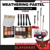 Gambar Weathering PASTEL Hobby mio - skin dust chipping brush cleaning color pastel efek kulit karat debu model kit gundam figure doll varian - Skin color dari Wahkhilaf Kota Surabaya 1 Tokopedia