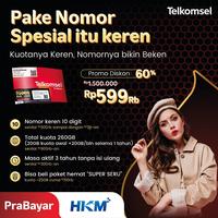 Gambar Nomor Spesial Kartu Perdana Internet Telkomsel Super SERU No Cantik kuota 260GB 1th - 081266906222 dari Uniq Computer Kota Administrasi Jakarta Barat 3 Tokopedia