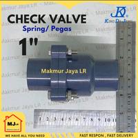 Gambar Spring Check Valve 1" 1 inch PVC KDJ Tusen Klep Tosen Checkvalve 1 dem dari MAKMUR JAYA LR Kota Surabaya 1 Tokopedia