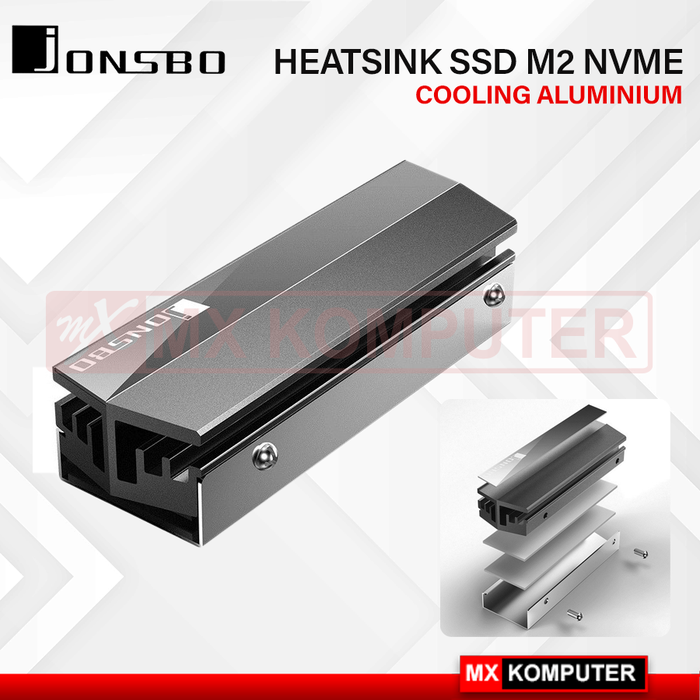 Gambar Jonsbo Heatsink M2 NVMe Cooling Aluminium dari MXKomputer_NEW Kab. Bantul Tokopedia