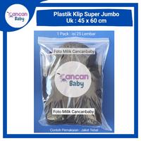 Gambar Plastik Klip Ziplock Super Jumbo 45x60 cm Packing Baju Bedcover Jaket dari Cancanbaby Kota Surabaya 5 Tokopedia