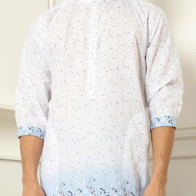 Kurta Pria Lengan 3/4 Linen Premium by Rev Limited Edition 7
