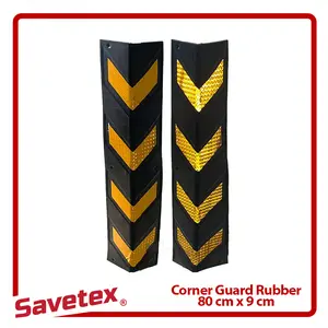 Corner Guard Rubber / Pelindung Sudut Dinding Karet / 80 cm x 9 cm