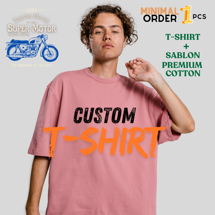 Gambar CUSTOM KAOS SABLON dari Berlian Sandang Indonesia Kab. Tangerang Tokopedia