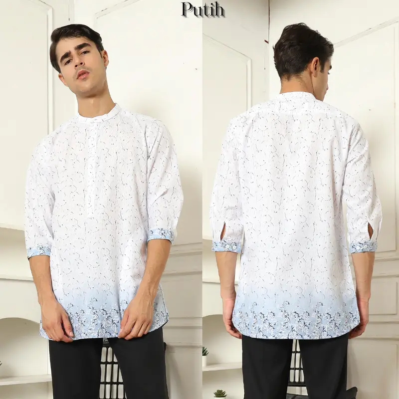 Kurta Pria Lengan 3/4 Linen Premium by Rev Limited Edition 2