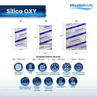Gambar silica gel oxy 2 gr isi 100 pcs sachet plastik untuk makanan dari Silicagelstuff Kota Administrasi Jakarta Utara 2 Tokopedia