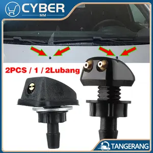 2PCS Semprotan Wiper Mobil 360° Adjustable Nozzle Wiper Universal