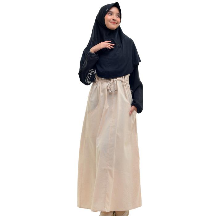 Gambar Rabbani - Atasan Over All Muslim Wanita Dara Lengan Pendek Zeenar Exclusive - 33B JerseyCream, XS dari Rabbani ID_NEW Kota Bandung 5 Tokopedia