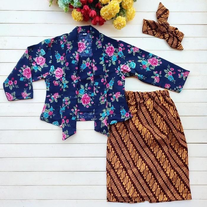 Gambar Kebaya Batik Panjang Anak | KEBAYA MOTIF PANJANG dari B BABYSTORE Kota Administrasi Jakarta Barat Tokopedia