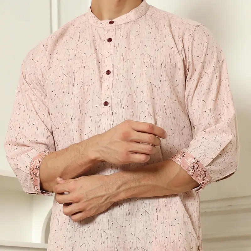 Kurta Pria Lengan 3/4 Linen Premium by Rev Limited Edition 6