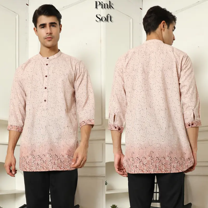 Kurta Pria Lengan 3/4 Linen Premium by Rev Limited Edition 3