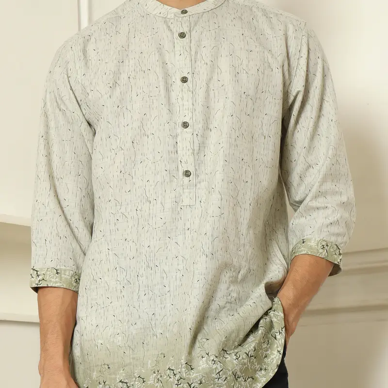 Kurta Pria Lengan 3/4 Linen Premium by Rev Limited Edition 8