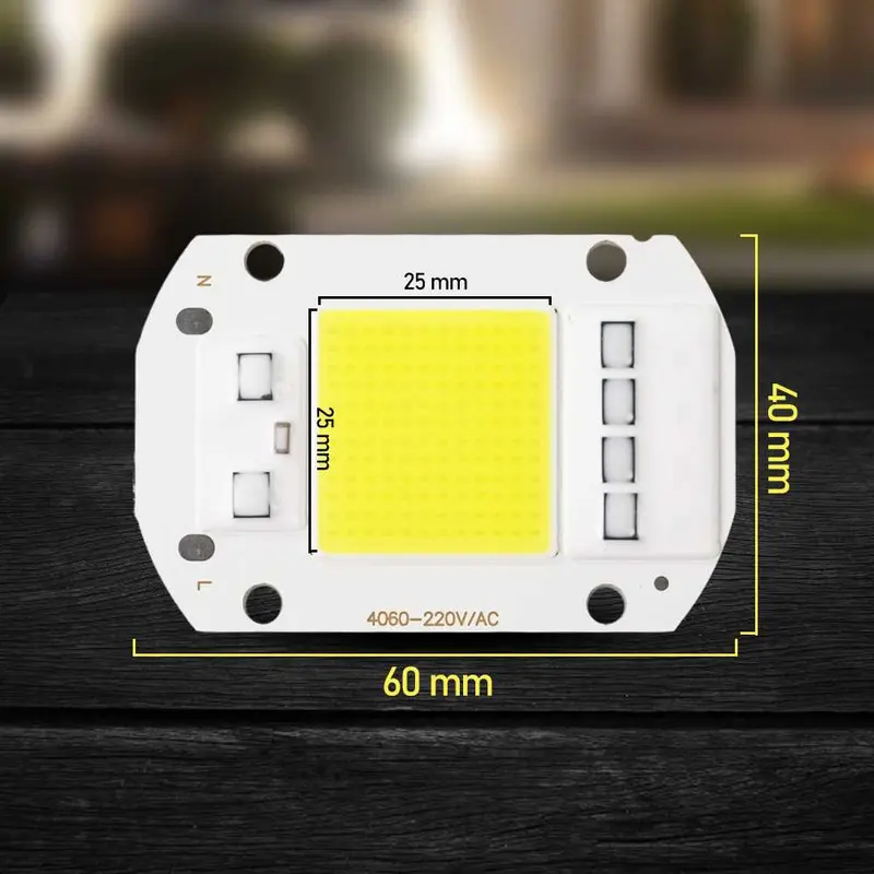 Chip LED Lampu COB Floodlight Spotlight 220V 50W Cool White & 20 W Warm White 6