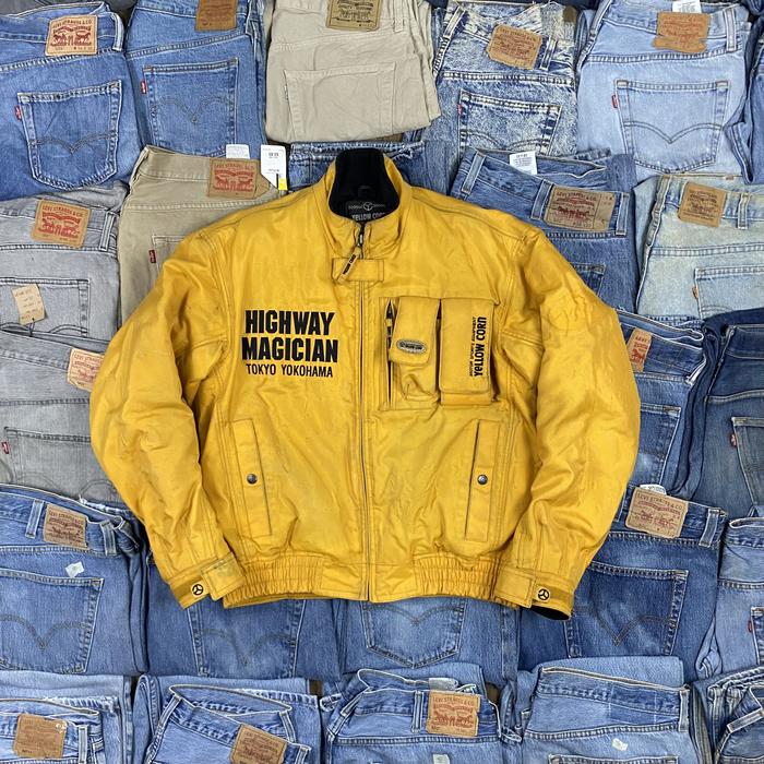 YELLOW CORN イエローコーン　highway magician LL Jual Yellow Corn Jacket Motorcyle Size Medium - Kota Bandung