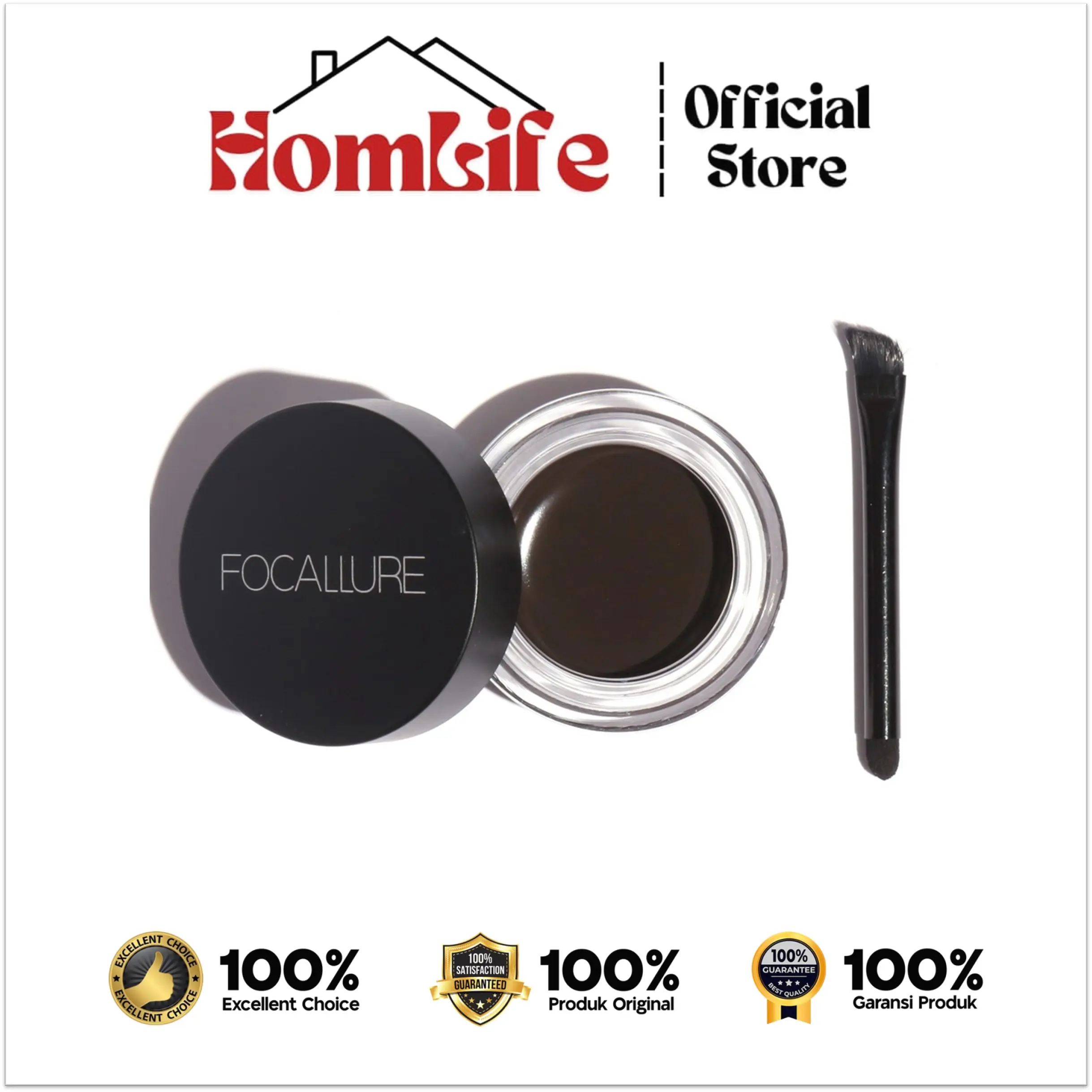 FOCALLURE Eyebrow Cream Gel Waterproof Pensil Alis