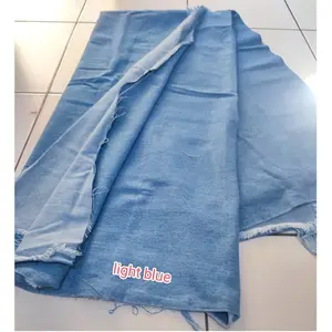 Kain Blue jeans  wash tebal / Bahan Celana jaket jeans denim tebal wash ( hrg per 2.5 m)