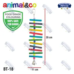 AnimalnCo BT-18 Bird Toy Mainan Burung gigitan Parrot Macaw conure