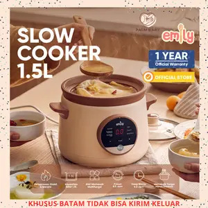 Emily Slow Cooker Claypot 1.5L ESC 39008 / Baby & Family Food Maker