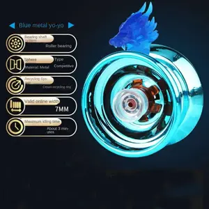 Mainan Yoyo Cincin Desain Kepala Naga High Speed Responsive Bearing Blazing Teens
