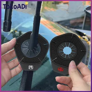 2Pcs Cover Pelindung Wiper Kaca Depan Mobil Bahan Silikon Anti Debu Universal Logo Toyota/Honda
