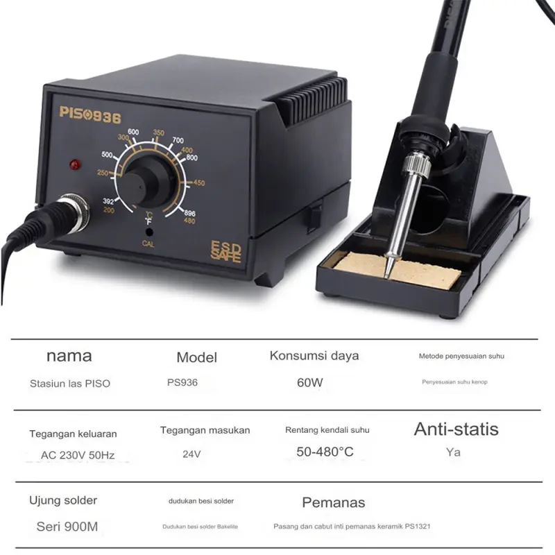 Solder Station Piso yihua Quick 936 kualitas premium original 2