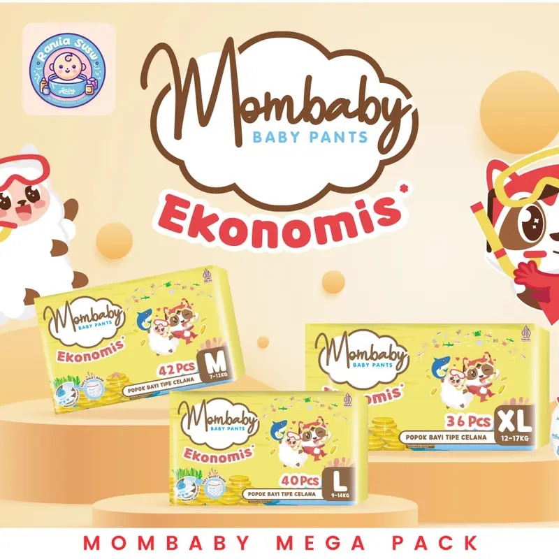 Mombaby Mega Pack Ekonomis M42 L40  XL36 0