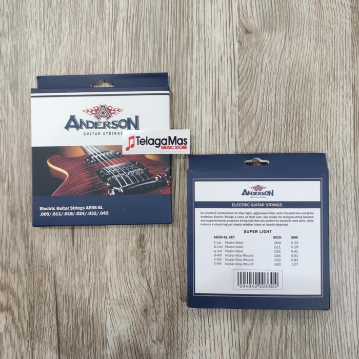 Gambar senar gitar elektrik Anderson original dari TELAGA MAS MUSIC Kab. Ponorogo Tokopedia