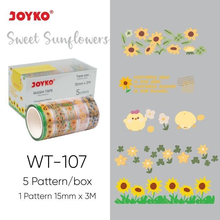 Gambar Joyko Washi Tape Set WT-107~109 | Pita Perekat - WT-107 dari Toko Prapatan_NEW Kota Administrasi Jakarta Timur 3 Tokopedia