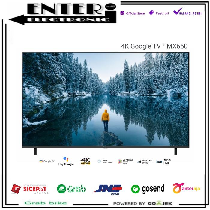 Gambar PANASONIC TH43MX650G - LED TV 4K UHD ANDROID GOOGLE TV 43 INCH 43MX650 HDR10+ TH 43MX650G dari Enter Electronic Kota Tangerang Selatan Tokopedia