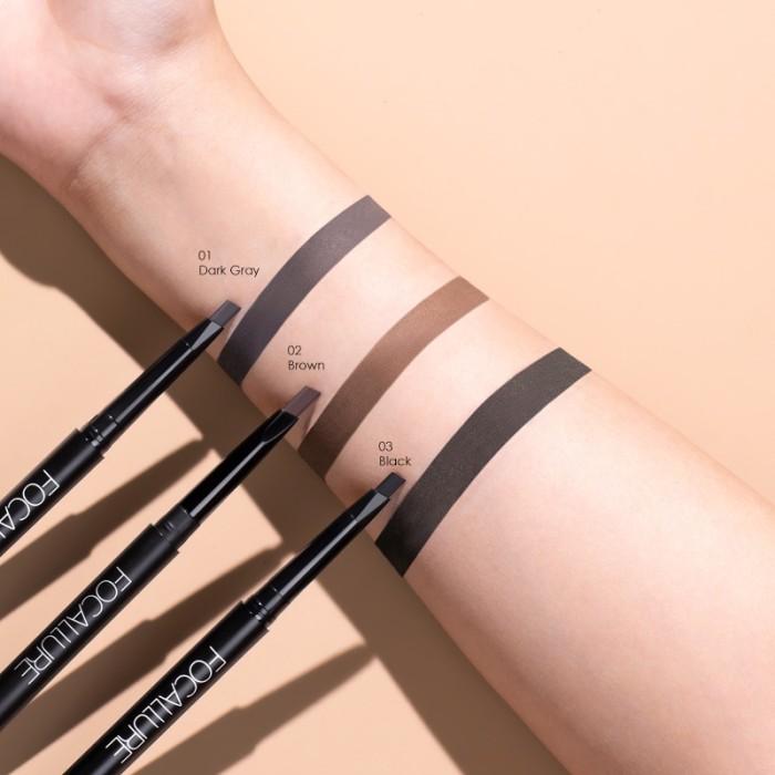 FOCALLURE Waterproof Long-Lasting Eyebrow Pencil FA18 - 3 Colours Shade 2