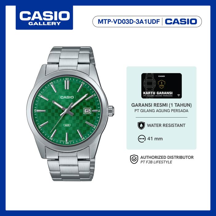 Gambar Jam Tangan Pria Casio General MTP-VD03D-3A1UDF Analog dari Casio Gallery Indonesia Kota Administrasi Jakarta Pusat Tokopedia