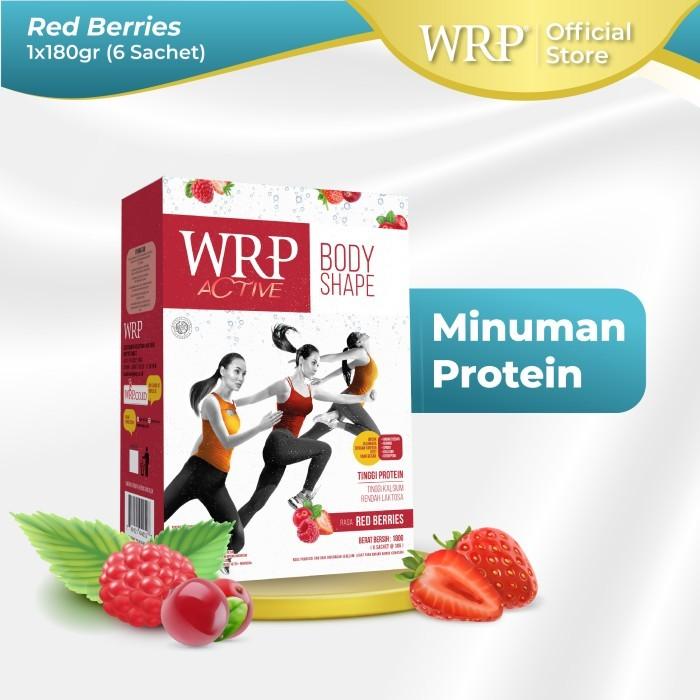 Gambar WRP Body Shape Red Berries 180g - Tinggi Protein & Kalsium(FLASH SALE)-FP dari WRP INDONESIA STORE Kota Semarang Tokopedia