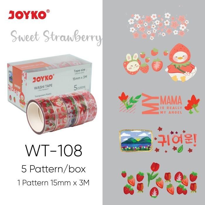 Gambar Joyko Washi Tape Set WT-107~109 | Pita Perekat - WT-107 dari Toko Prapatan_NEW Kota Administrasi Jakarta Timur 4 Tokopedia