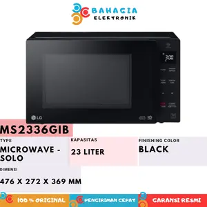 LG MS2336GIB Microwave Solo 23 Liter IntelloWave