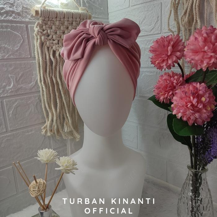Gambar Turban Tali Jersey Korea Part 2 - Dustypink, All Size dari turbankinanti Kab. Karawang 3 Tokopedia