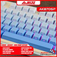 Gambar MECHANICAL KEYBOARD - AJAZZ AK870 SP - TKL 87 KEYS - SIDE PRINT - 3 MODE - BLUE SP dari Rumah-Keyboard Kota Administrasi Jakarta Barat 4 Tokopedia