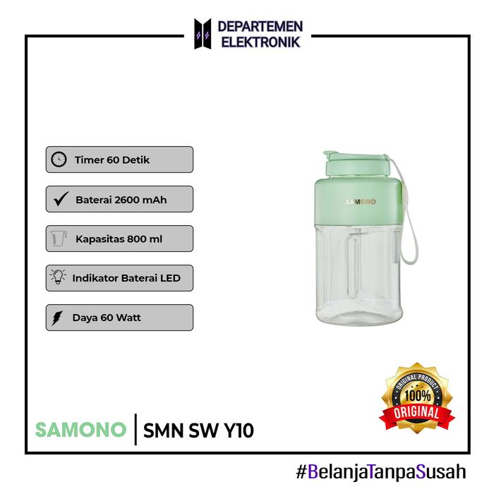 Gambar PORTABLE JUICER SAMONO Y 10 BIG CAPACITY dari Departemen Elektronik Kota Tangerang Tokopedia