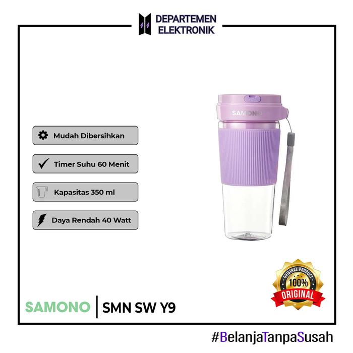 Gambar PORTABLE JUICER SAMONO Y9 dari Departemen Elektronik Kota Tangerang Tokopedia