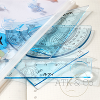Gambar Penggaris Plastik 4 in 1 DELI EH17 - Ruler Set Matematika dari ATK & Co Kota Bandung 3 Tokopedia